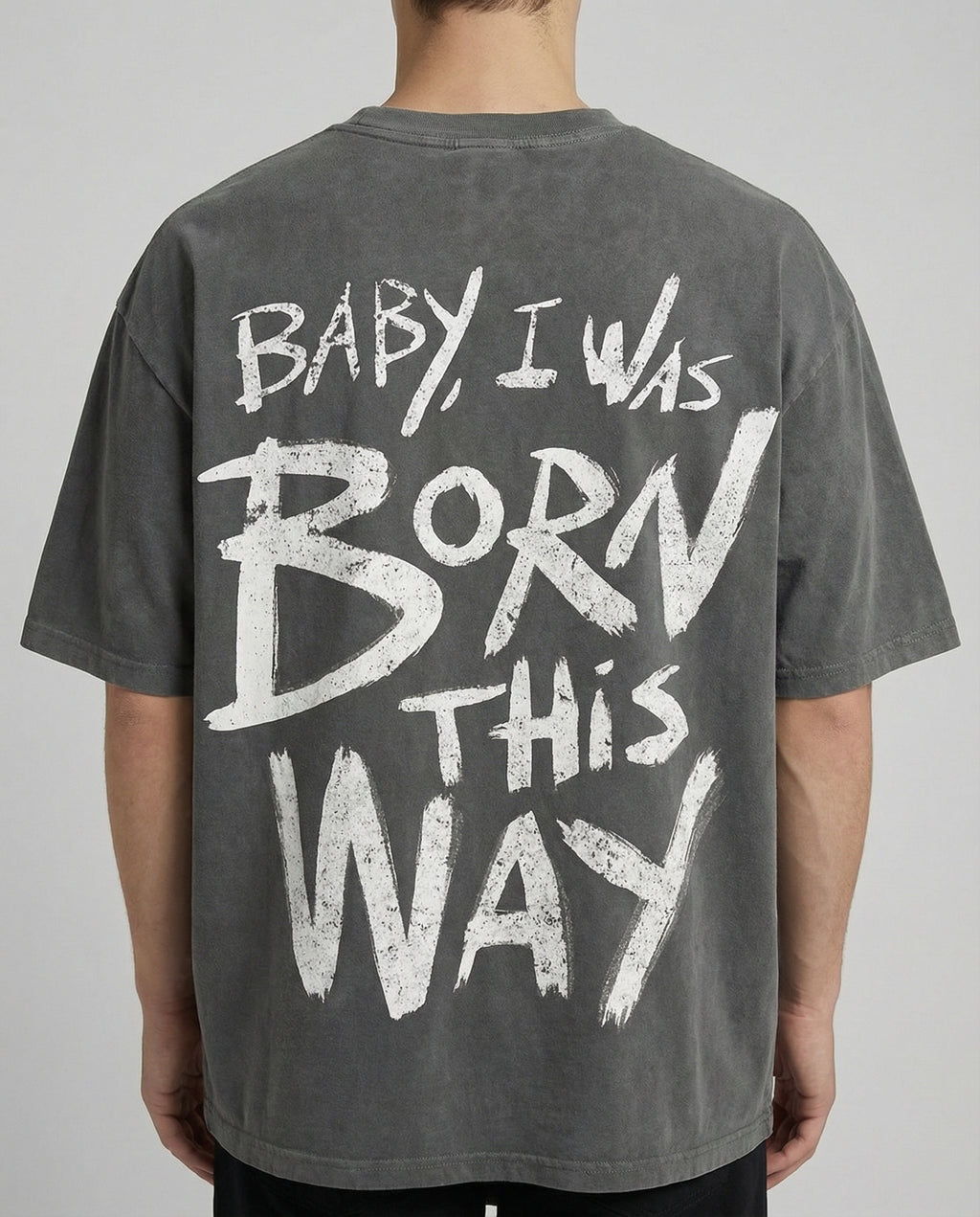 Gray Half Sleeve T-shirt