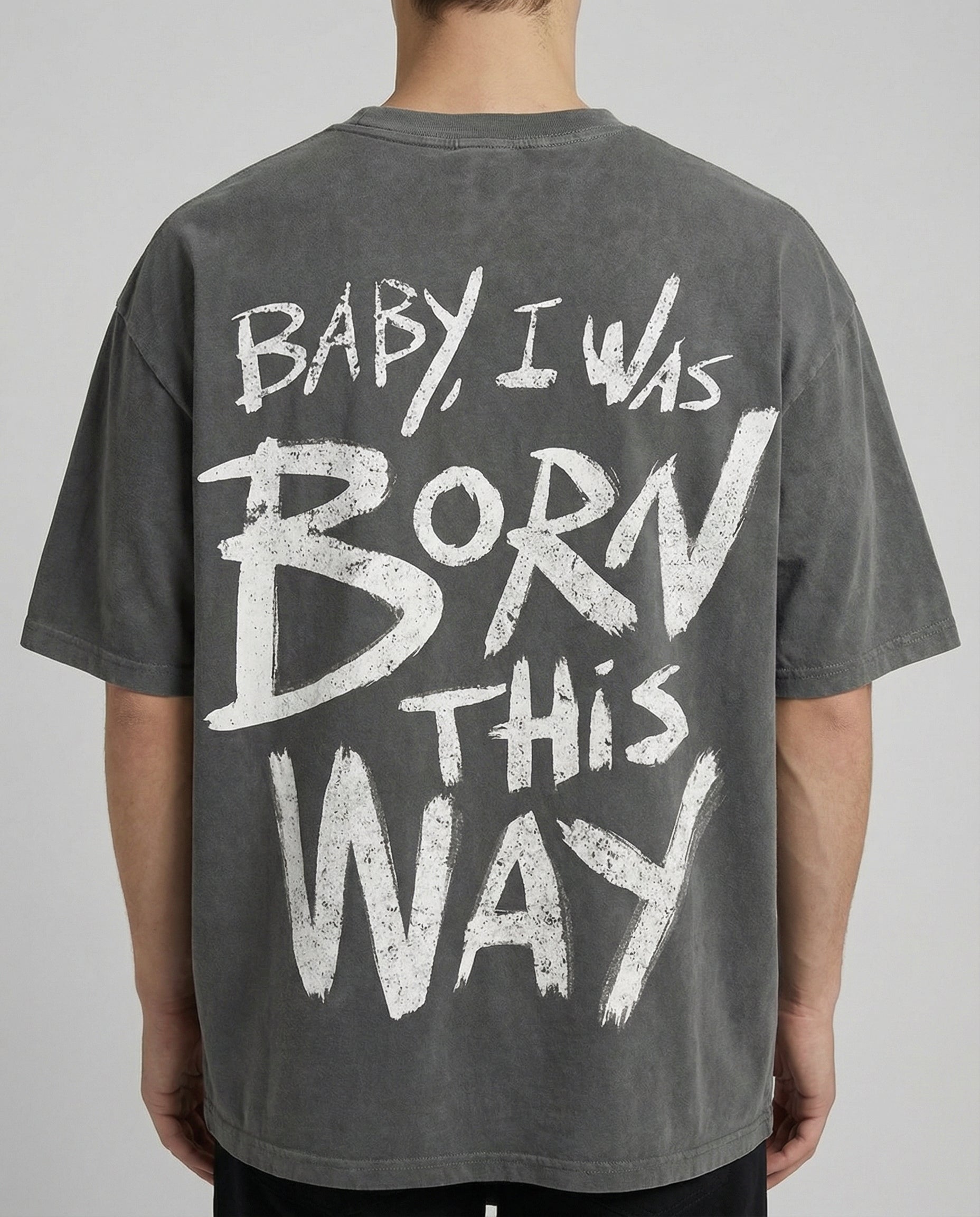 Gray Half Sleeve T-shirt