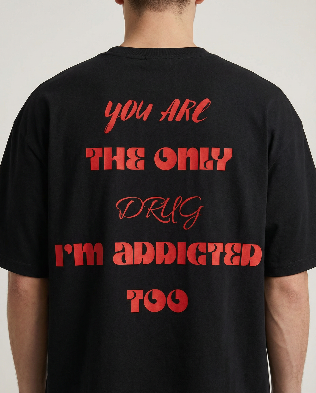 Black Half Sleeve T-shirt